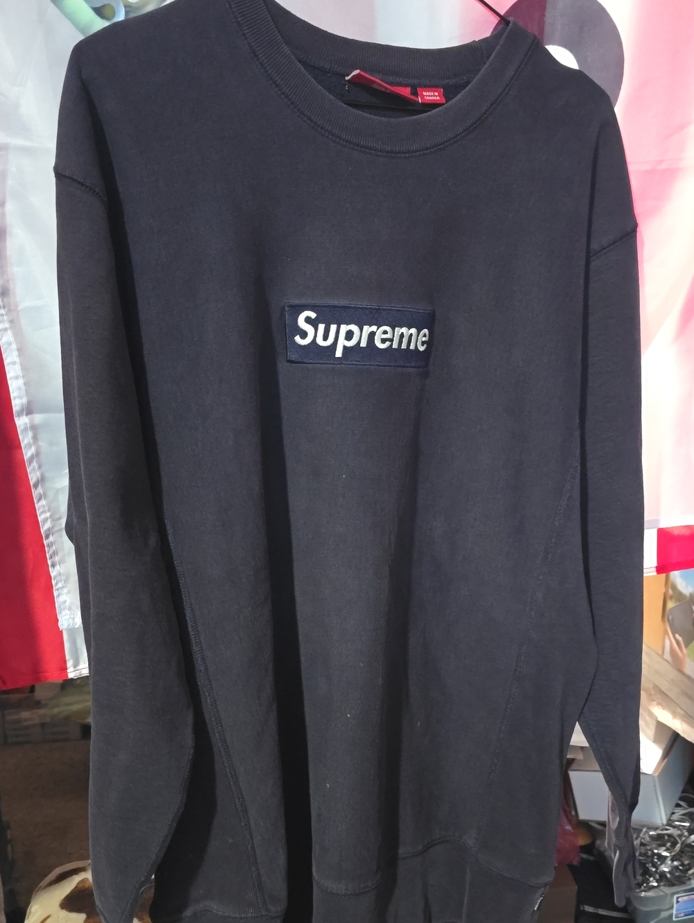 Supreme Box Logo Crewneck (FW18) Black